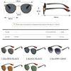 Non-polarized Vintage Metal Round Sunglasses Women for Men Shades Popular Hip Hop Outdoor Sun Glasses