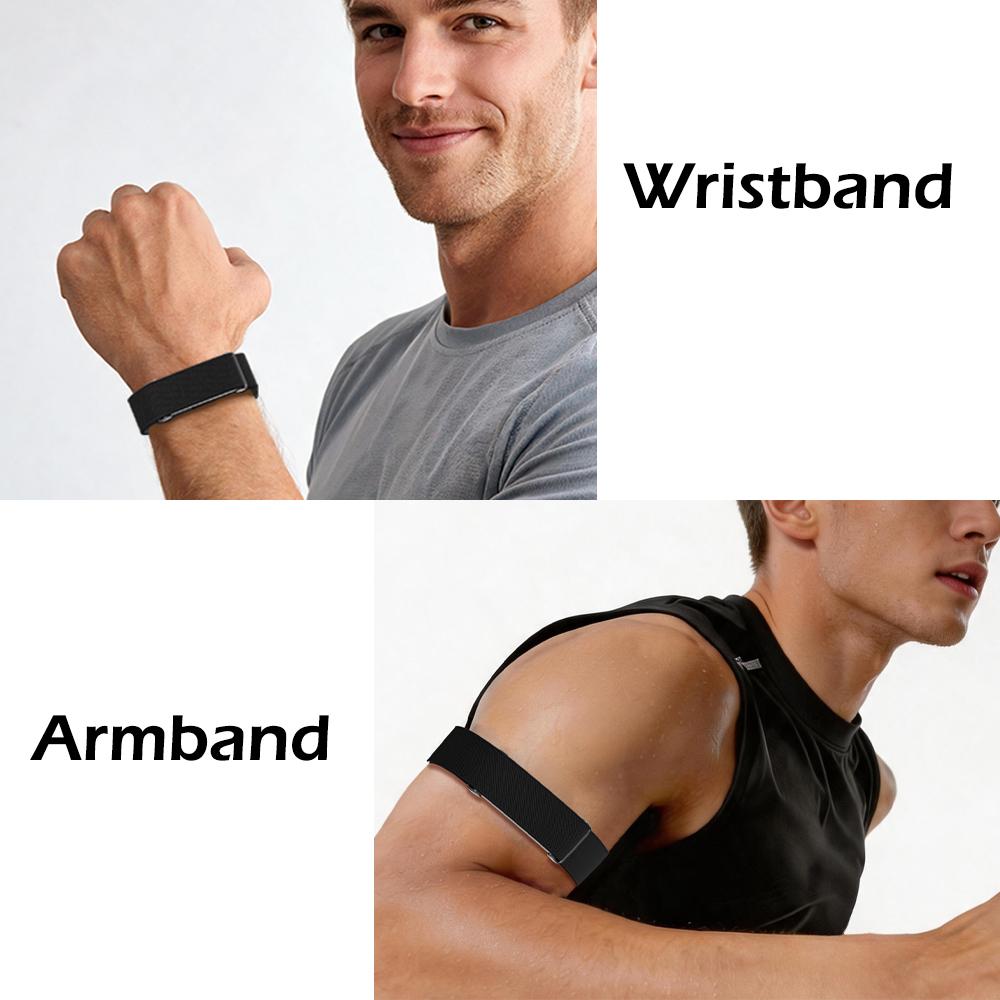 Magnetisches Nylon-Ersatzarmband für Google Fitbit Air 2-in-1 Armband + Armband-Set Integrierter Metallrahmen Strapazierfähiges Sportband