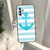 Paski Kotwica Łódź Koło Sterowe Etui Dla Samsung Galaxy A35 A55 A15 A34 A54 A14 A56 A52 A53 A16 A26 A36 A32 A12 A33 A13 A17