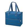 Thermos Insulated Shopping Bag 25L Blue 4-Layer Insulation Structure Foldable Compact Box-Type Large Capacity Model RFI-025 BL