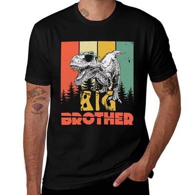 Big Brother Trex Dinosaur Tshirt Basic Breathable Solid Color Tshirt