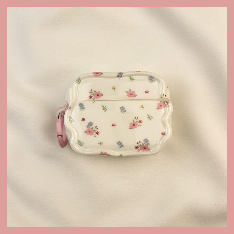 

Чехол для наушников Второе поколение Беспроводной Bluetooth Третье поколение 1 Применимо Aipods2 Поколение Airpodpro Четвертое поколение 5 Пятое поколение 4 AirPods Pro2 [Han Feng pink floral] send Hook