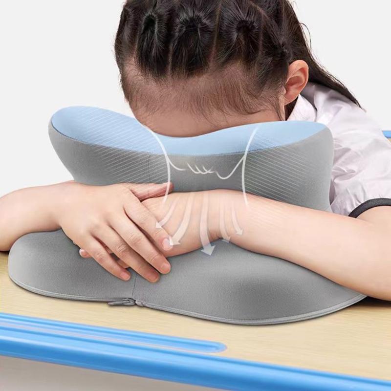 Comfortable Memory Foam Napping Pillow For Office Classroom Desk Student Compacts Portable Design Summer Cooling Cushion