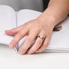 Lover 6cm Stainless Steel Cross Ring