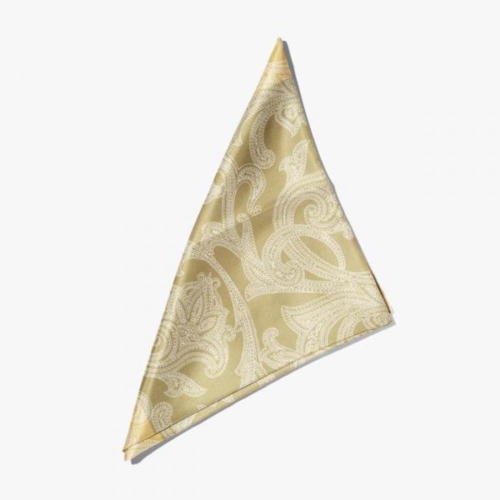 Paolo Albizzati Silk Bandana  Paisley  Light Green Azf1m80001a90 LIGHT GREEN (LIGHT GREEN)/FREE