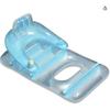 Inflatable Transparent Water Lounger with Backrest