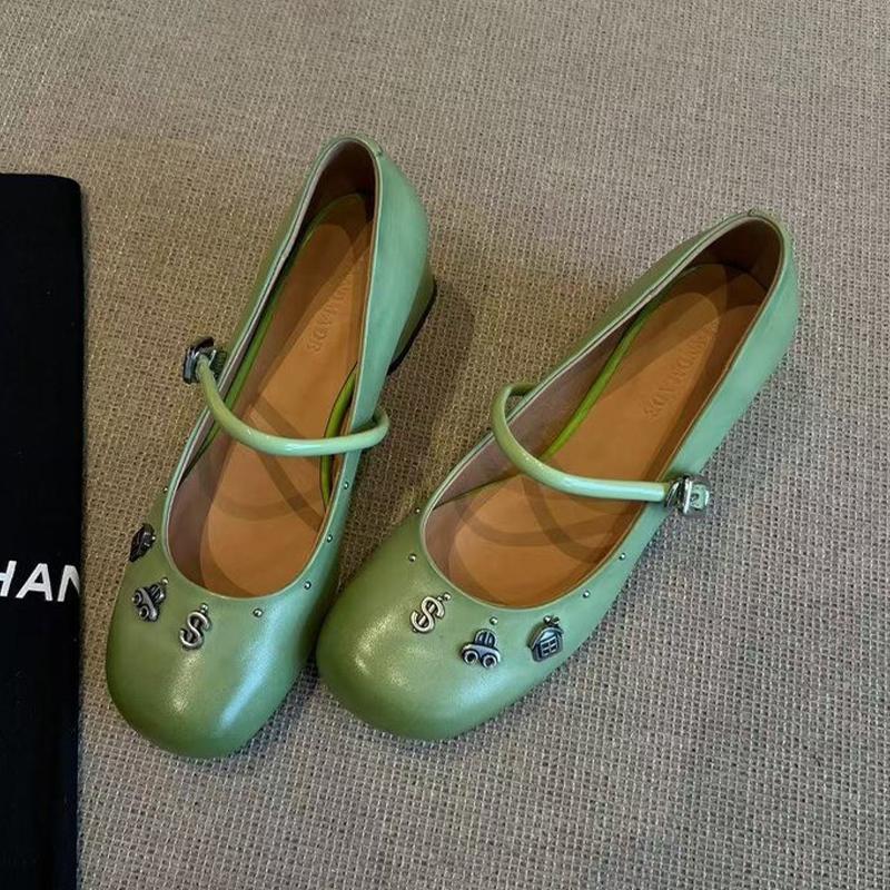 

Модная женская обувь на высоком каблуке Мэри Джейн Летние сандалии 2025 Бренд Массивная обувь Лолита Элегантные туфли-лодочки из лакированной кожи Женские туфли 35