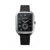 MASTER WORKS Quadrangle MW10SB-GCBRO8 Men's Watch, Made In Japan, Quartz Movement, 33mm, Leather Strap, Square Shape, Black