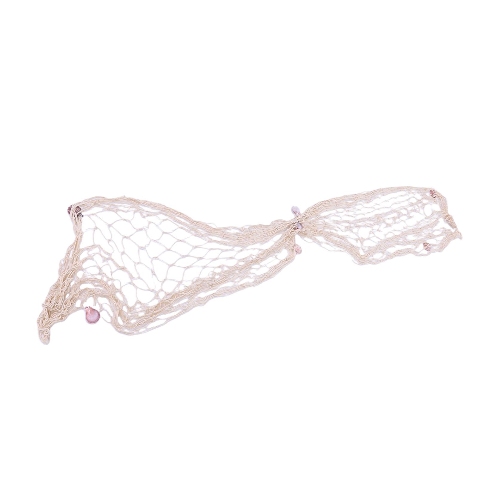Decorative Fishing Net Cotton Rope Soft Comfortable Fishnet Wall Hanging Decor for Parties