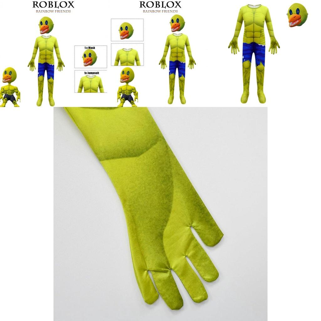 Roblox Rainbow Friends Cosplay Kostüm Jumpsuit für Kinder Perfekt für Halloween und Rollenspiele