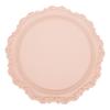 Nordic Style Silicone Placemat Embossed Insulation Thickened Round Silicone Mat for Home