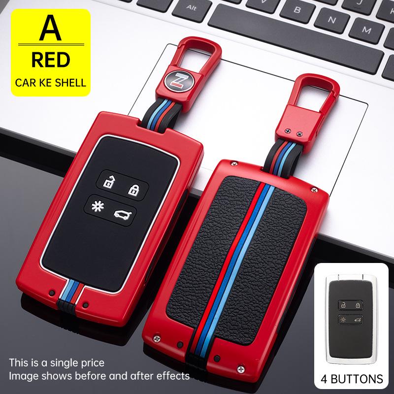 Renault Key Cover for Koleos, Captur, Fluence, Scenic, Latitude, and Megane - Remote Control Card Shell.