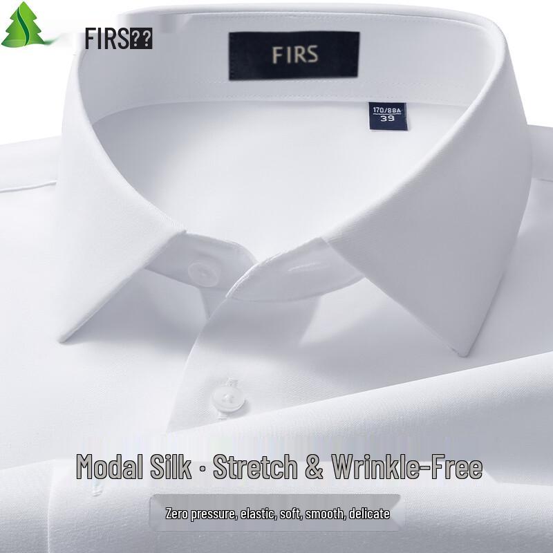 FIRS Silk-Modal Non-Iron Long-Sleeve Men's Business Shirt