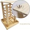 Langlebiger Kaninchen-Heuraufe Holz Meerschweinchen Futterspender Praktischer Frettchen Futtertrog Käfig Zubehör