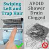 Hair Catcher Shower Wall Detachable Hair Collector Wall Mount Hair Trap for Shower Drain Hair