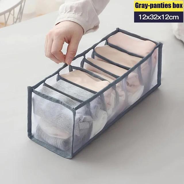 

Новый органайзер для хранения нижнего белья, отдельные носки, шорты, ящики для хранения бюстгальтеров, шкаф для общежития, ящик для моющихся вещей