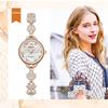 Women's Analog Bracelet Watch with Seashell Case, 3ATM Water Resistance, Sparkling Diamond Heart Strap, Cute and Stylish Rose Gold Watch, Fashion