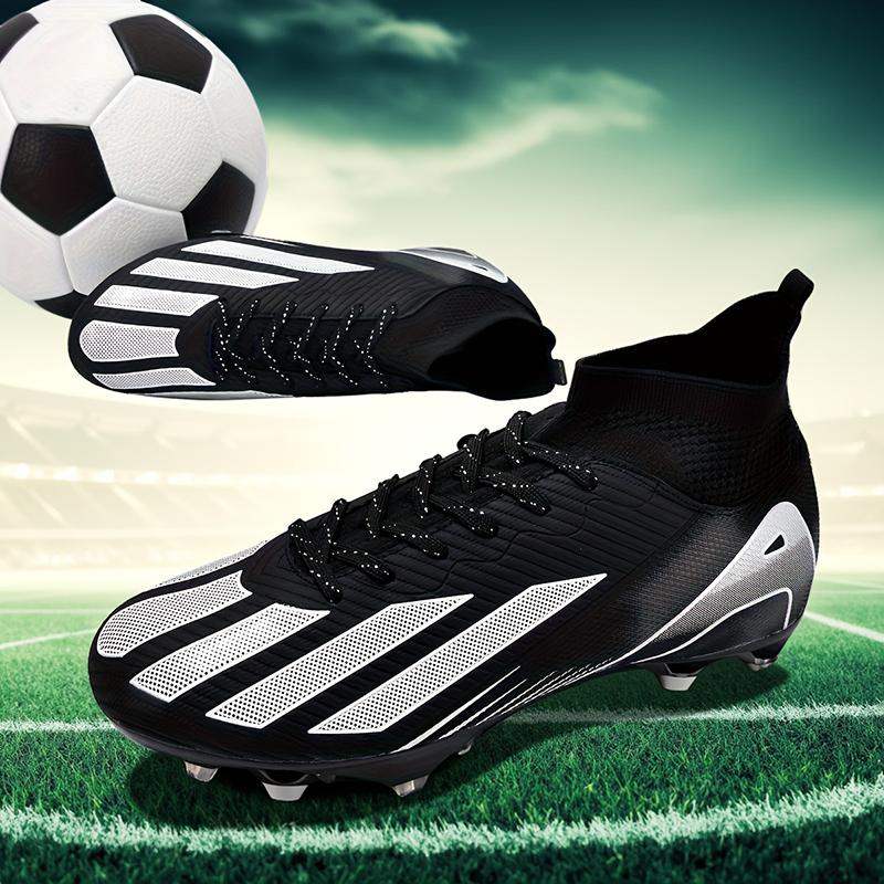 New Men Football Boots Cleats Soccer Shoes Grass Adult Anti-Skid Ultralight Athletic Outside Plush Comfort Training Match Athletic Shoes