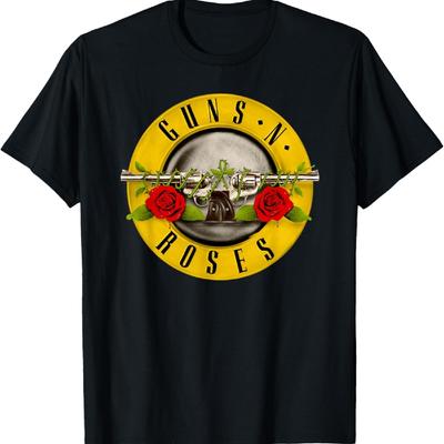 Guns N' Roses Official Bullet Logo T-Shirt