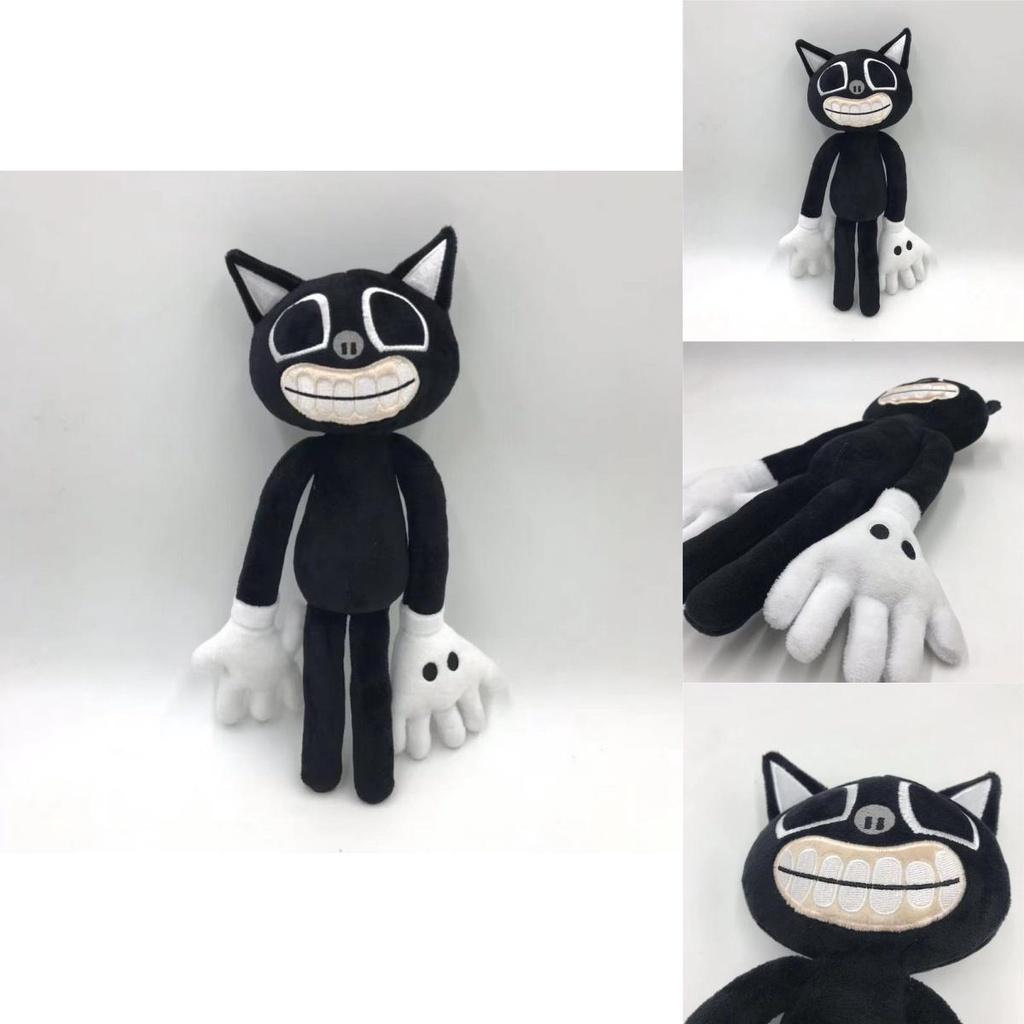 Siren Head Series Black Cat Plush Toy Soft Stuffed Doll Perfect For Horror Fans