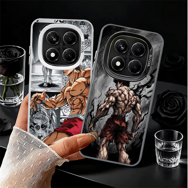 Baki the Grappler Anime Shockproof Phone Case for Xiaomi Redmi Note 15 14 13 12 Pro Plus 11 11S 11T 5G Cover Anti Fall Fundas