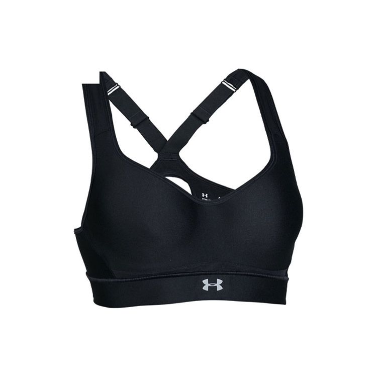 Under Armour Дышащий спортивный бюстгальтер для тренировок Женское нижнее белье Черный 1311821-001 32C