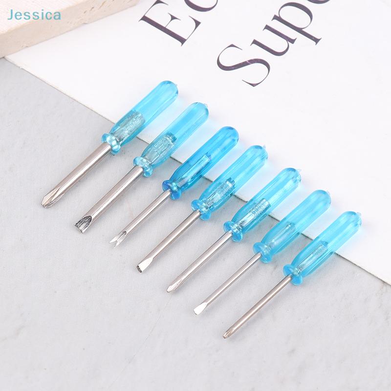 10Pcs Crystal Blue Handle Mini Screwdriver Set , Precision Screwdrivers Repair Tools for Electronics,Toys & Small Projects