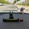 Skyminories strong adhesive bulldog couple inflatable parking license plate, husky, 1 piece,Korean car acc