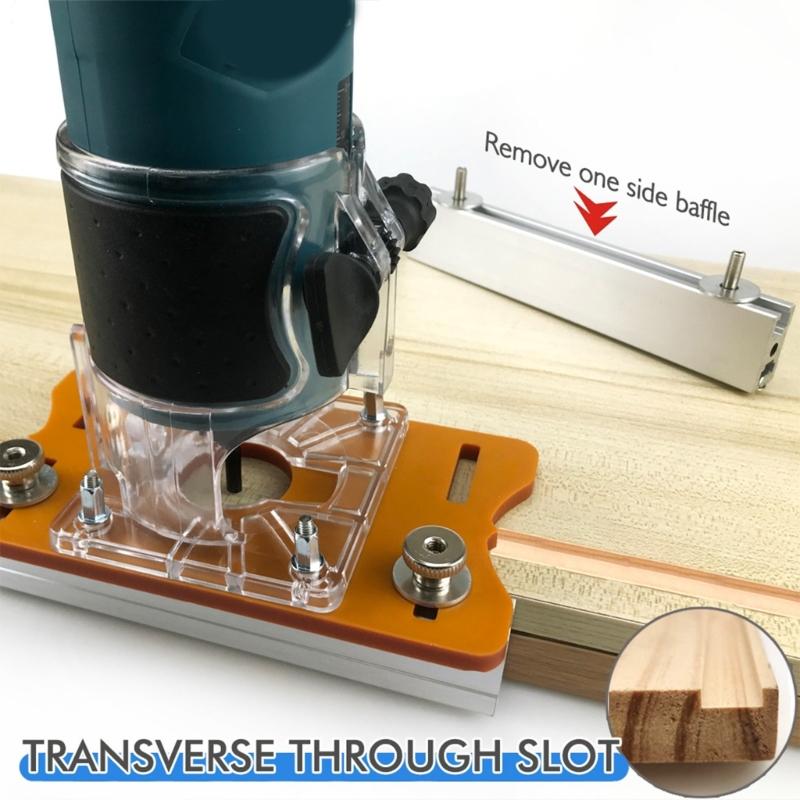 Professional Woodworking Grooving Board With Precise Positioning Systems And Clear Protective Cover For Accurate Cut