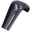 Gear Shift Knob Cover Trim Carbon Fiber Style Decor Replacement for Mazda 3 CX‑30 with Auto Transmission