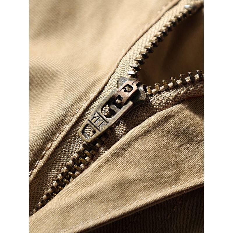 American Retro Cotton Overalls Men's Spring and Autumn Multi-Pocket Straight-leg Tough Guy Pants Export Men's Pants Casual Pants