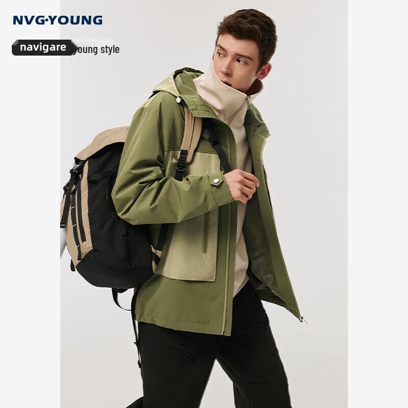 NVG·YOUNG Men's Hooded Casual Jacket