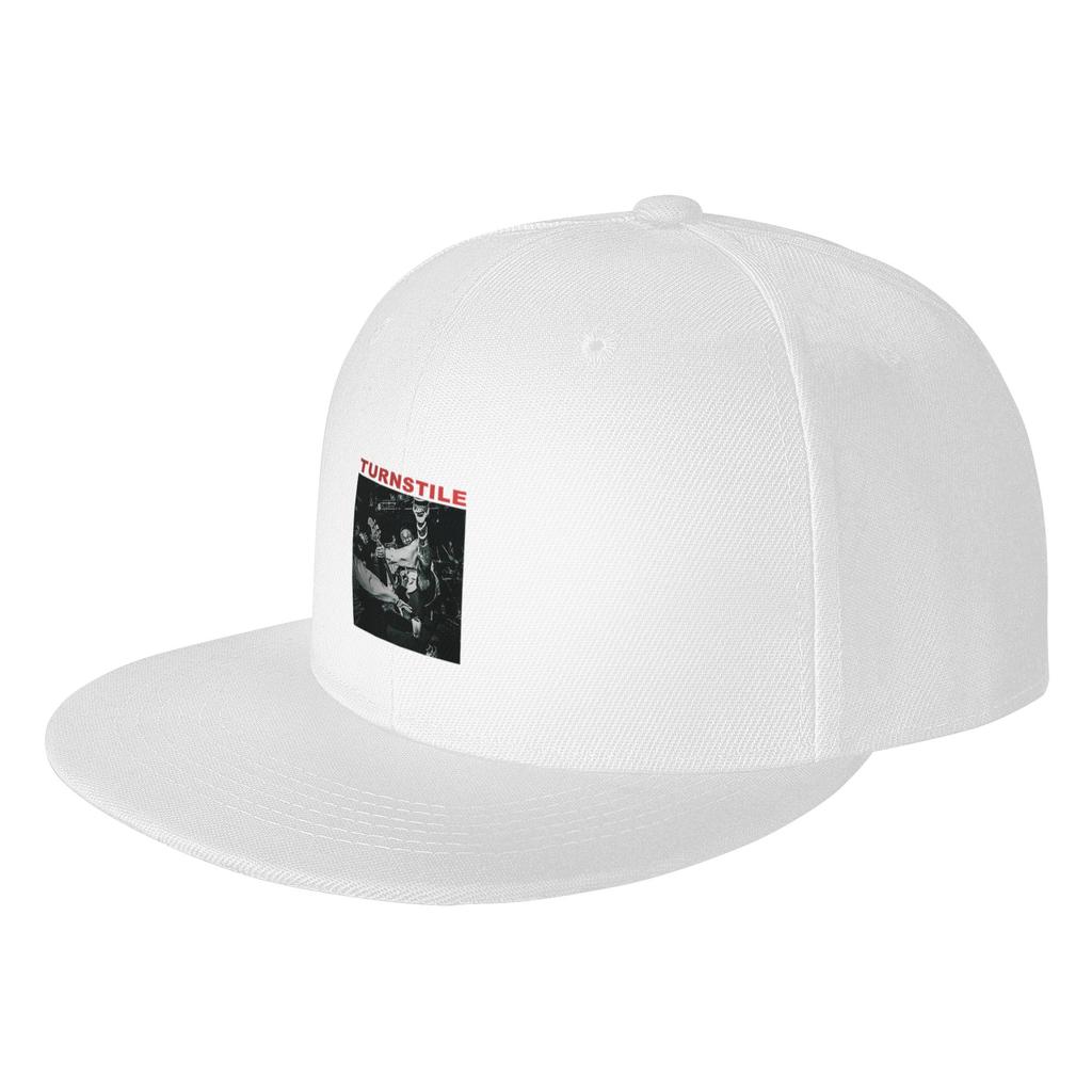 Mode Drehtor Amerikanische Hardcore Punk Band Klassischer Flacher Schirm Sonnenhut Schweißabsorbierendes Band Trucker Cap