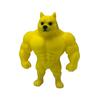 3D Printed Muscle Dog Ornament Plastic Muscular Dog Statue Figurine Home Office Desktop Decoration Fitness Enthusiasts Gift