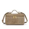Fashion Matte Hand-Woven Bag Shoulder Lunch Box Bag Practical Trend Portable Oblique Span Box Bag