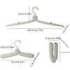 Folding Clothes Hanger, Portable Hanging Clothes Hanger, Travel Multi-functional Clothes Drying Rack, Home Clothes Hanger Clip