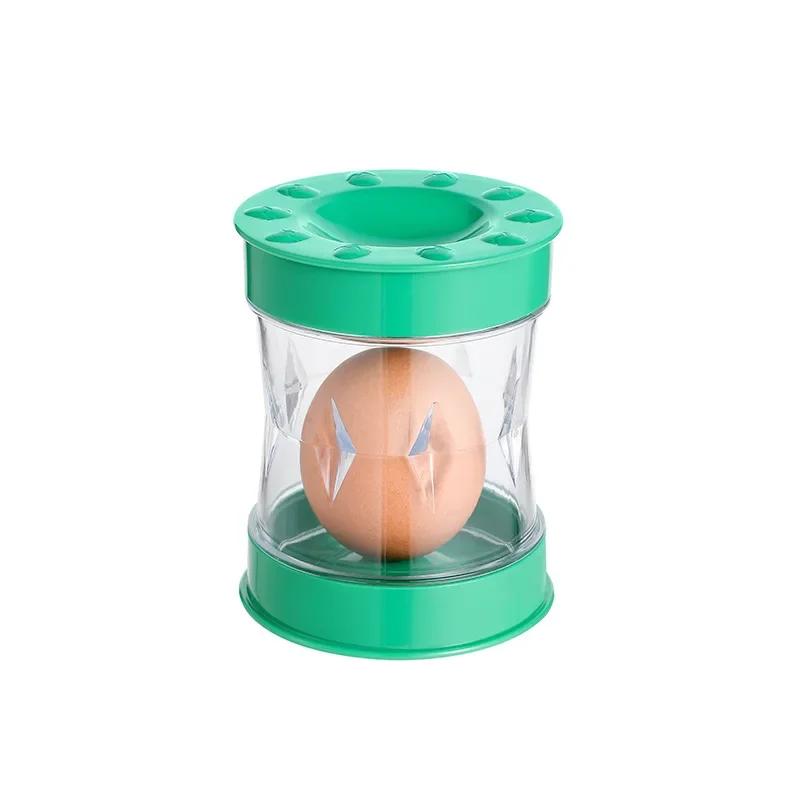 Sgusciatrice per Uova a Manovella Automatica Domestica Apri Uova Strumento Completamente Automatico Piccoli Gadget da Cucina per Uova Sode