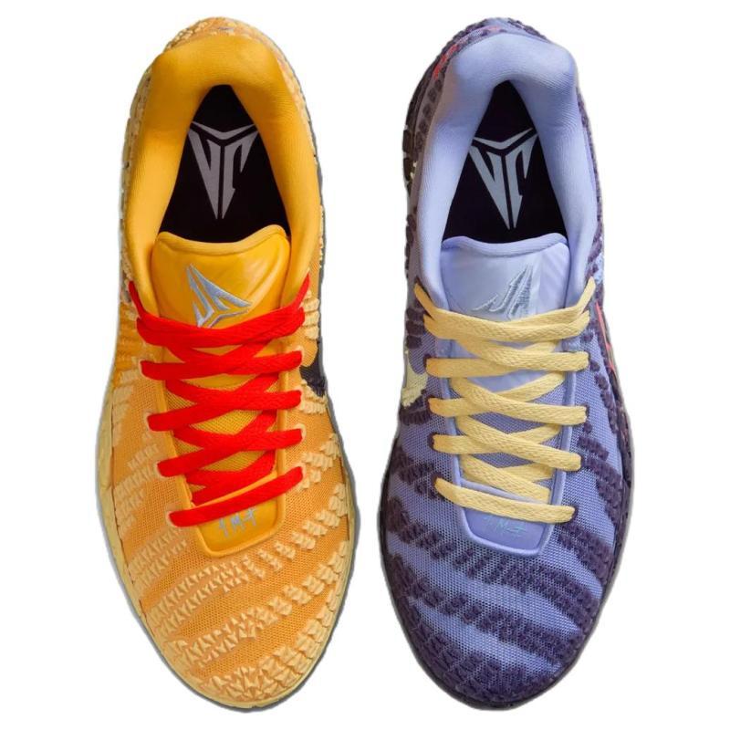 Nike Ja Morant 3 Zapatillas de Baloncesto Transpirables, con Soporte y Ligeras para Hombre Azul Amarillo Versión Asiática Nike HF2794-700