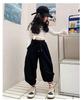 Girls' Cartoon Elastic Ankle Sweatpants - Spring/Autumn 2025 Collection