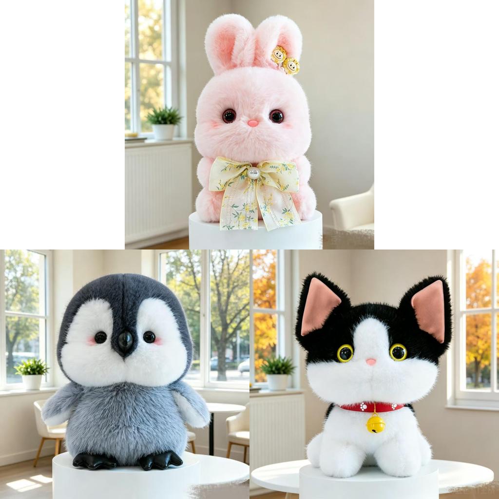 Kurzplüsch Siamesische Katze Plüschtier Für Kinder Mädchen Junge Geschenk Sammleredition