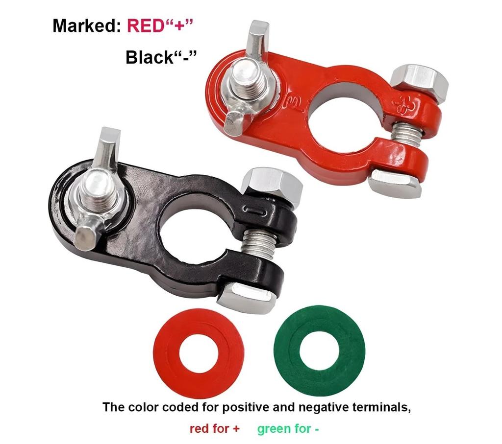 Battery Terminals 6V, 12V, 24V - Set Off-Road