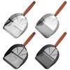 Stainless Steel Cat Litter Scoop Long Wood Handle Toilet Garbage Picker  Cleaning Tool