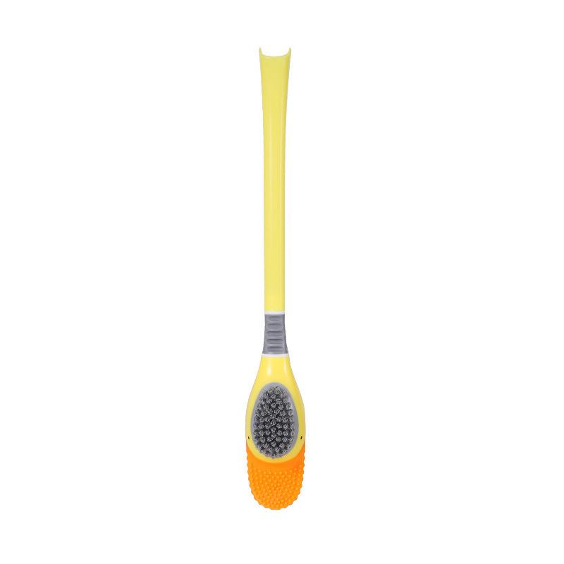 

Creative Wall-Mounted Soft Bristle Toilet Brush with Long Handle
