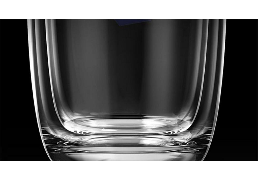 One-Touch Open Goose Egg Double-Layer Glass Cup: Anti-Scalding, High Borosilicate, Quick-Open Tea/Water Separation Cup