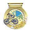 Customized Metal Medal For Cycling Competition Gold Silver Bronze Honor Team School Activity Home Decoration Neck Hanging 1Pc