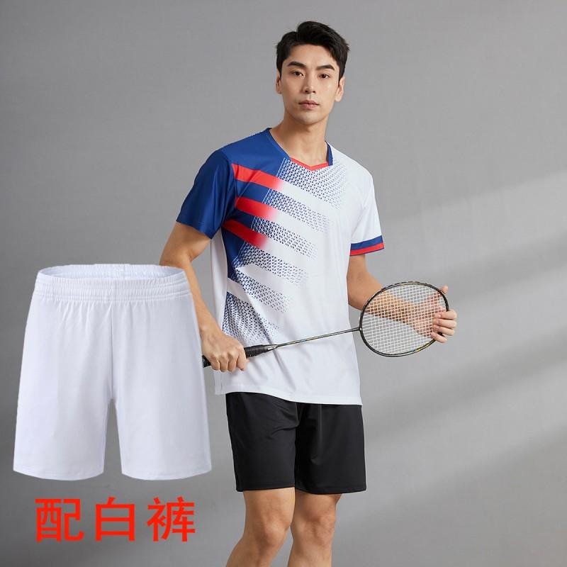 Quick-Dry Badminton Shirt Set Men Women Milk Silk Sportwear Tennis Table Athletic Outfit