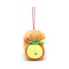IRIS RAIN ANIROLLZ Plush Strap Basic Series Burger Chicky 7x6x9cm ANI-CK-PK