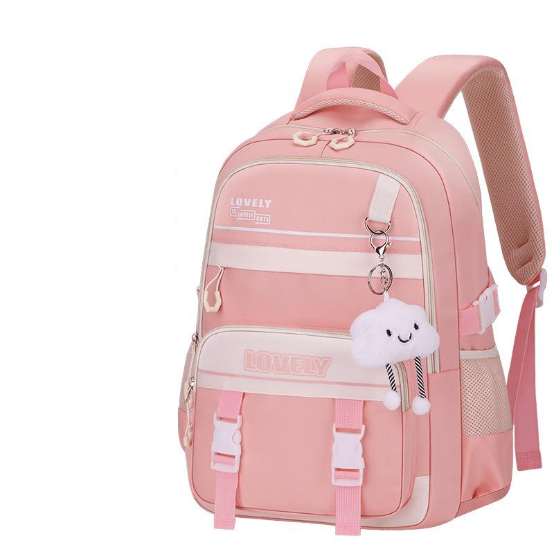 Mochilas Escolares de Alta Capacidad para Chicas de Secundaria Mochila Ligera Almacenamiento Multicapa Resistente al Agua Resistente al Desgaste Mochila para Estudiante de Secundaria