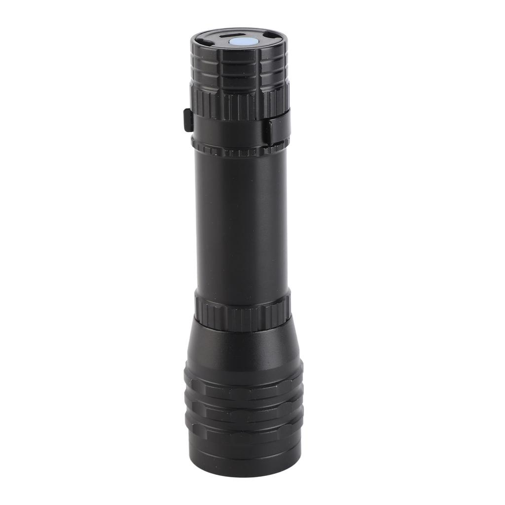 Rechargeable Flashlight 4 Modes High Brightness Metal Flashlight with COB Sidelight for Outdoor