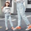 Kinderjeans mit Waschung und Rissen für Mädchen und Jungen - Trendiger koreanischer Stil, perfekt für Frühling und Herbst
